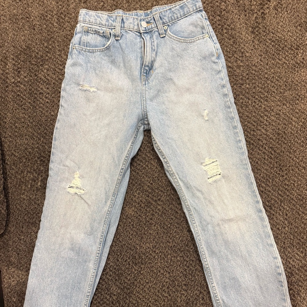 Old navy super straight jeans girls 14